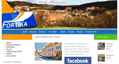 Desktop Screenshot of fortika.cz